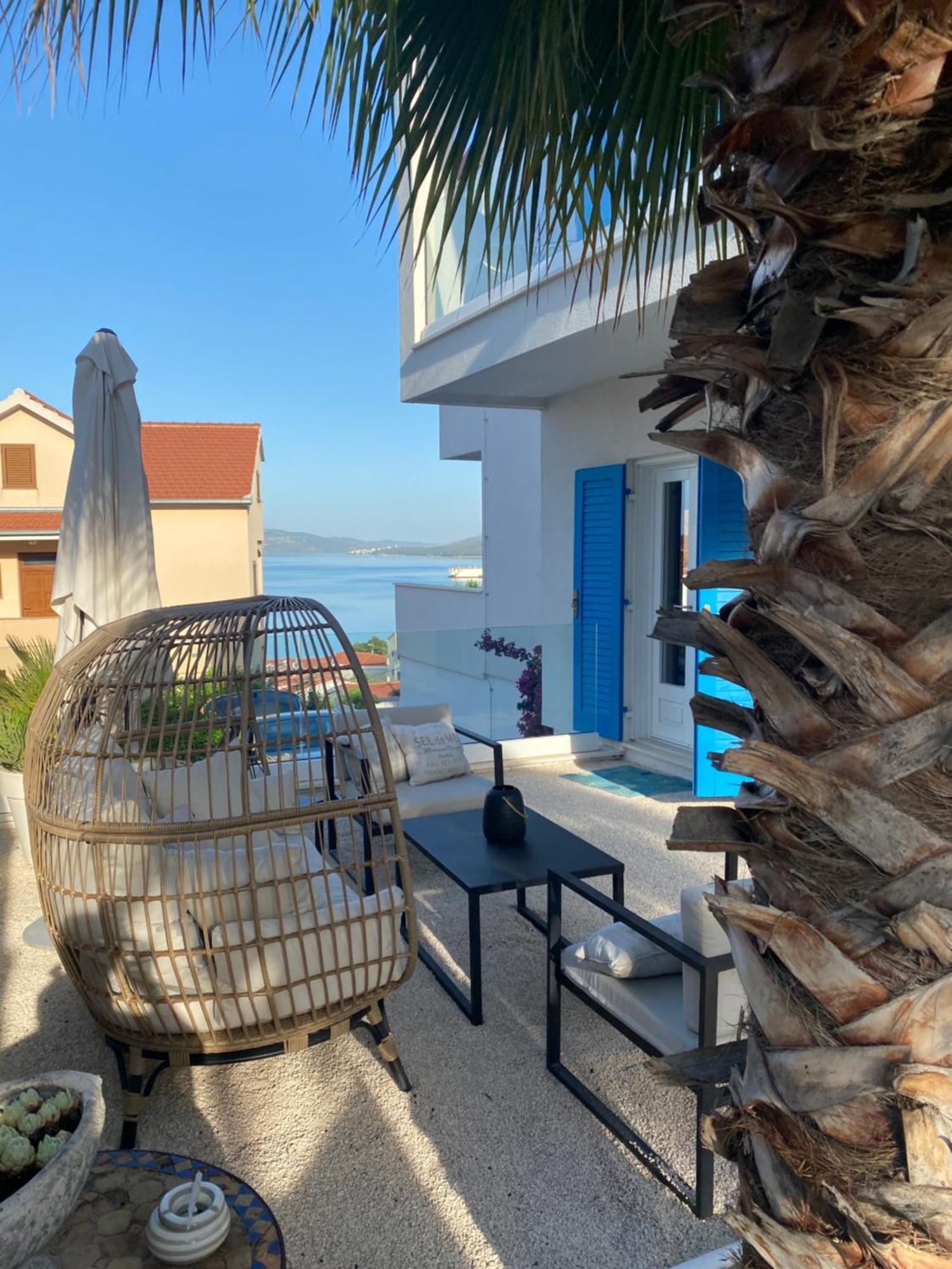 Seaside Villa With Private Pool Home By The Sea - Villa Трогір Екстер'єр фото